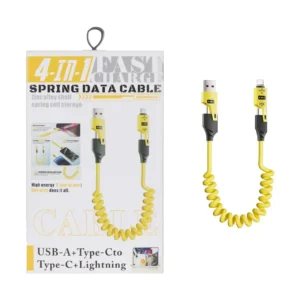 کابل 4 کاره SPRING DATA CABLE مدل S229